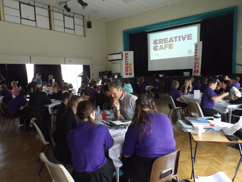 Image of Year 7 & 8 Visit Careers Creative Café