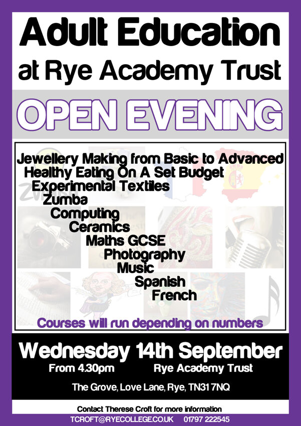 Image of Adult Education Open Evening Sept 2016