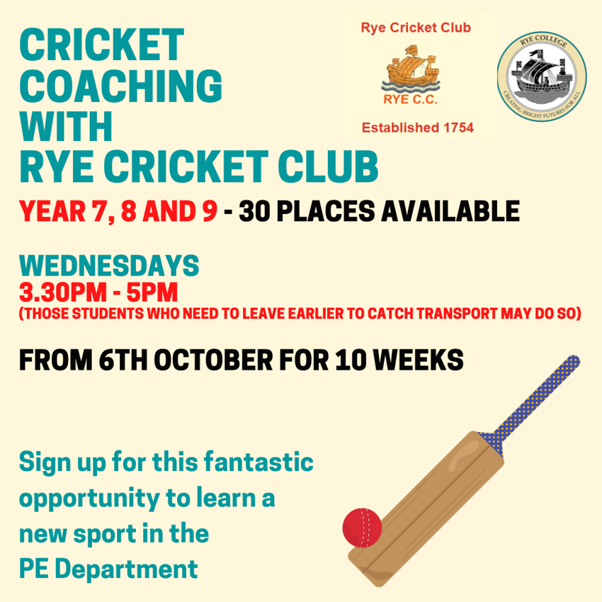 Image of Sign Up for FREE Cricket Coaching 