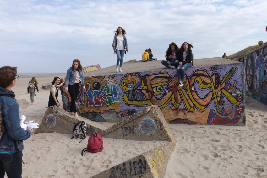 Image of Artistic French exchange - Rye College students visit Berck-sur-mer