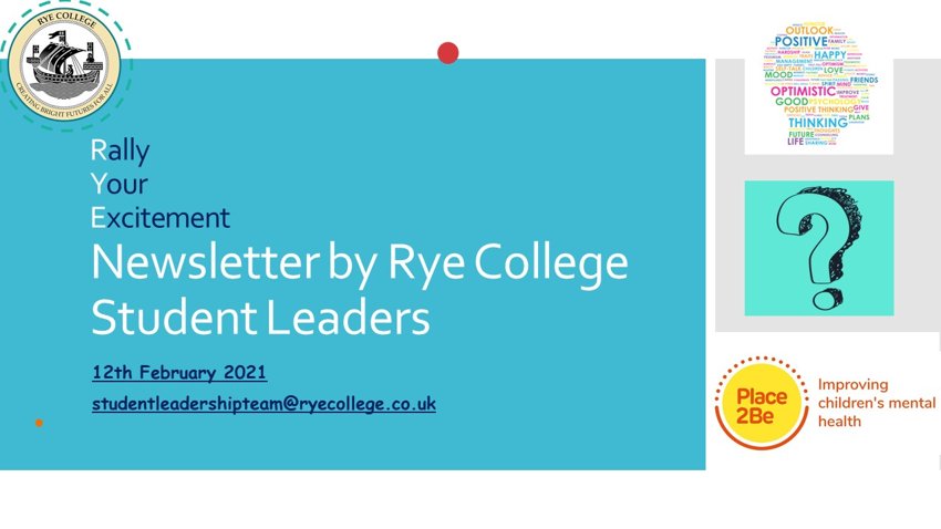 Image of Latest edition of the RYE Newsletter by Rye College Student Leaders