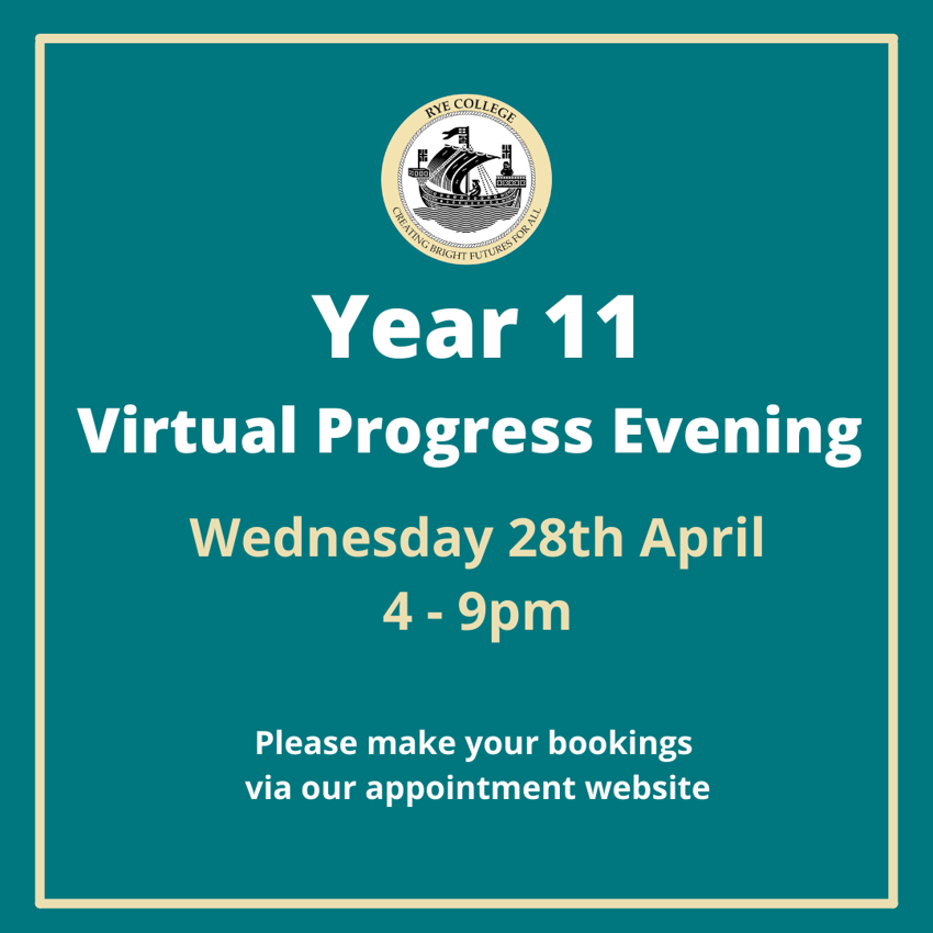 Image of Year 11 Virtual Progress Evening - Wednesday 28th April 