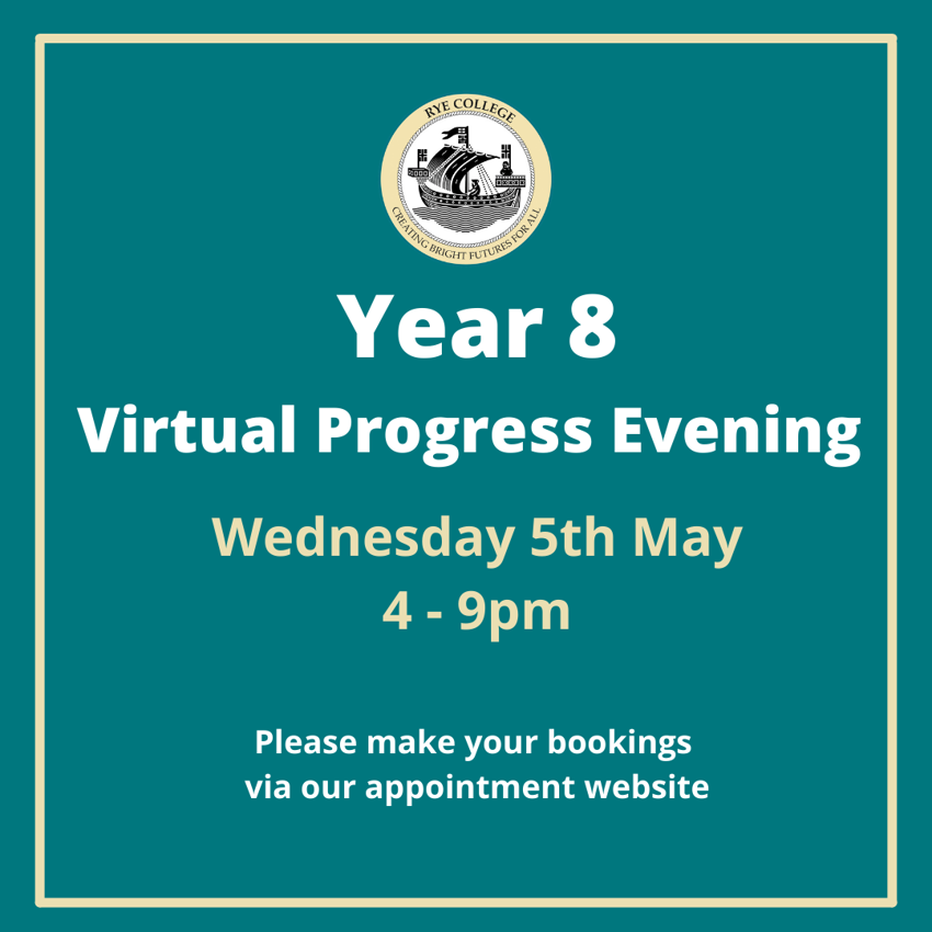Image of Year 8 Virtual Progress Evening - Wednesday 5th May 